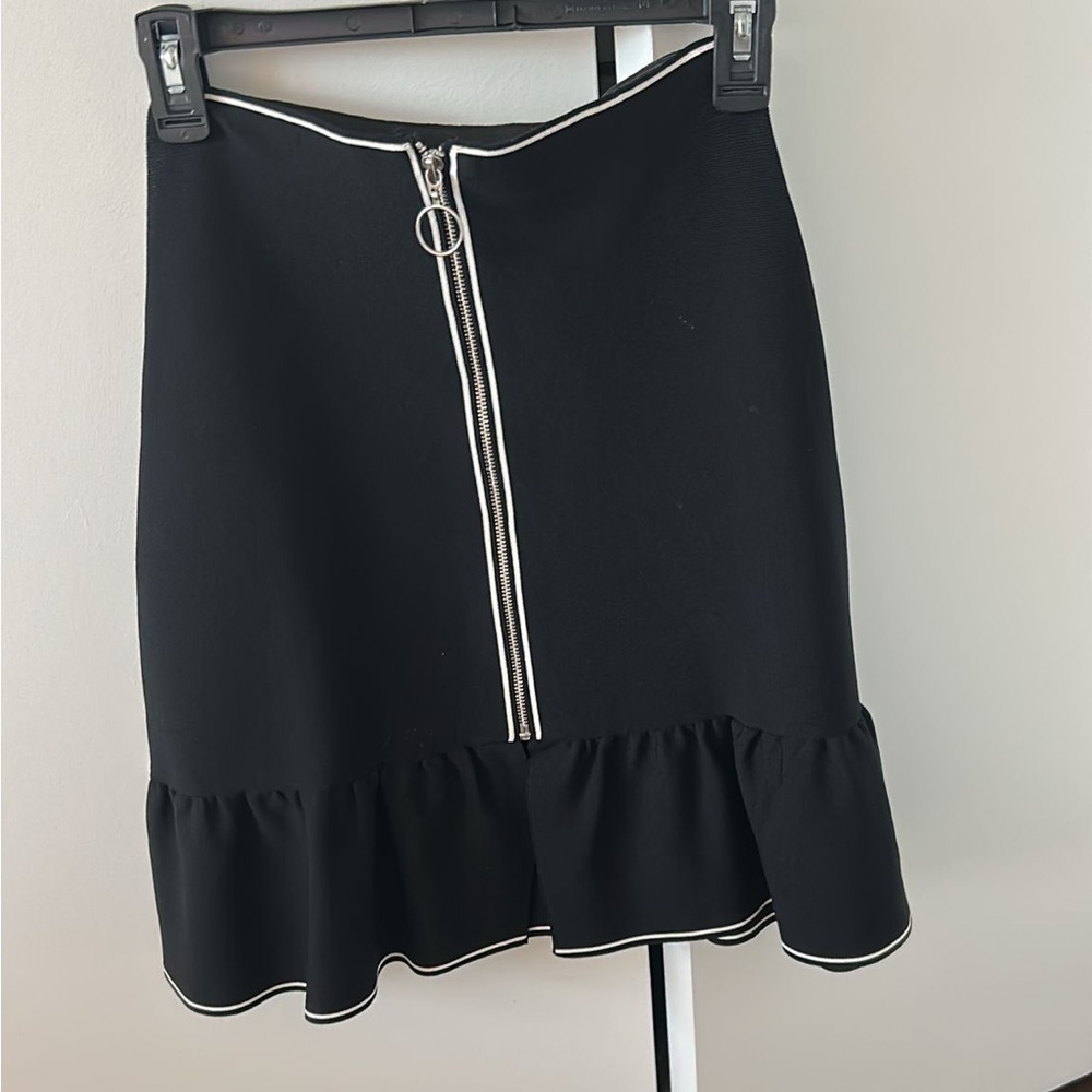 Sandro black and white skirt